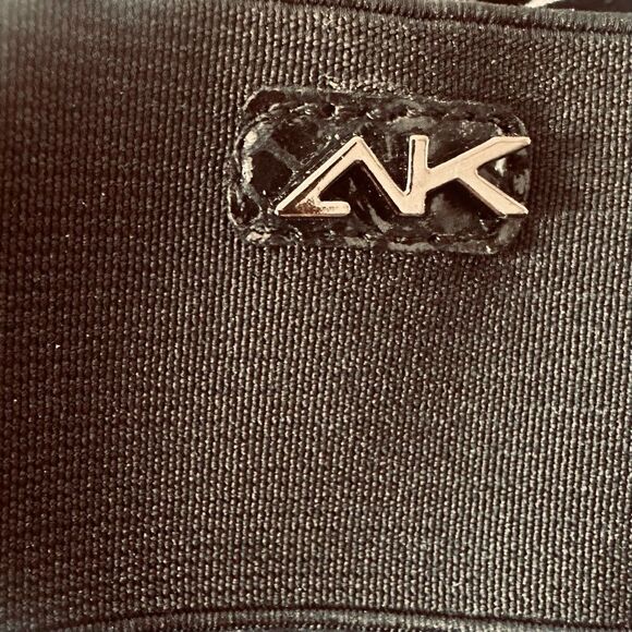 Ann Klein Sport, Cailina black wedge sandals. - Picture 4 of 7